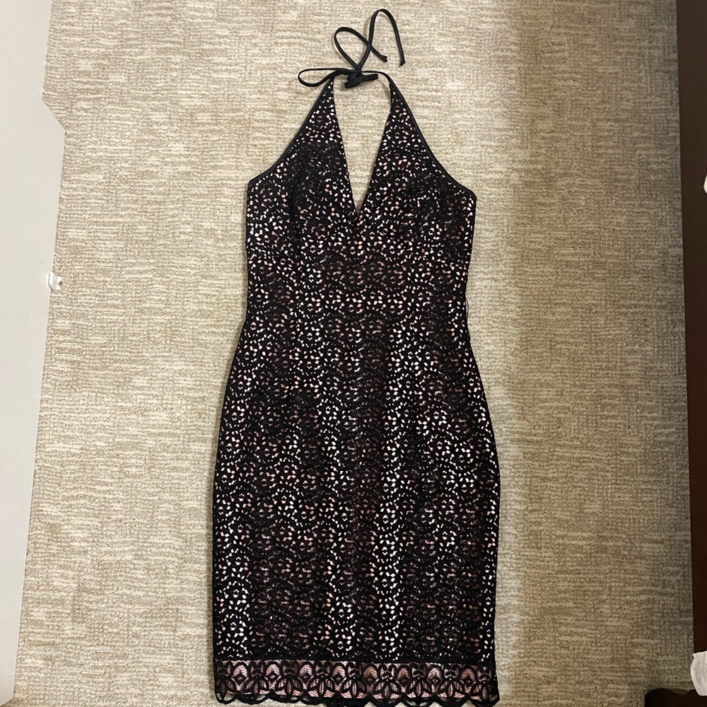 Halter backless dress